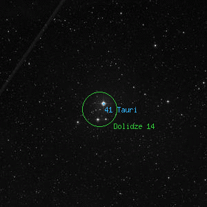 DSS image of 41 Tauri