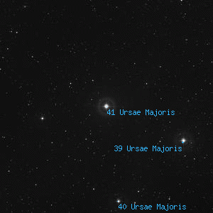 DSS image of 41 Ursae Majoris