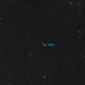 DSS image of 42 Ceti