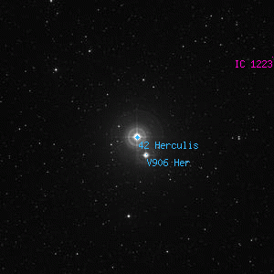 DSS image of 42 Herculis