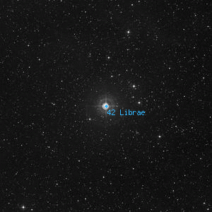 DSS image of 42 Librae