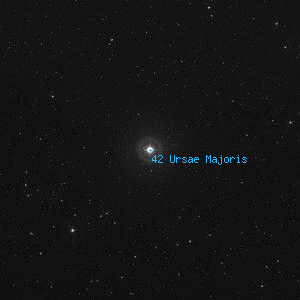 DSS image of 42 Ursae Majoris