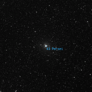 DSS image of 43 Persei