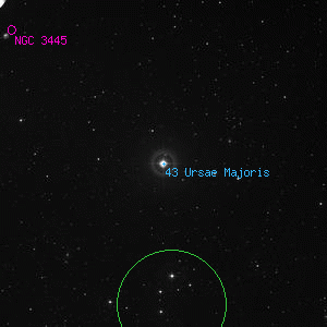DSS image of 43 Ursae Majoris