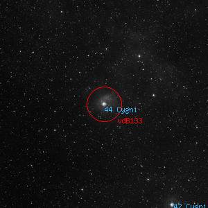 DSS image of 44 Cygni