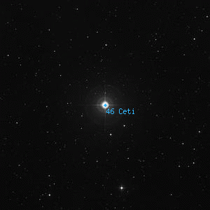 DSS image of 46 Ceti