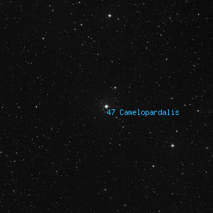 DSS image of 47 Camelopardalis