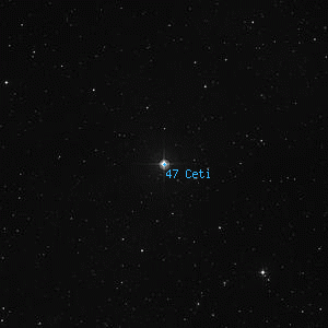 DSS image of 47 Ceti