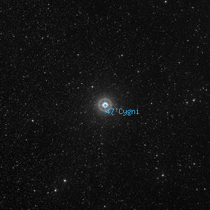 DSS image of 47 Cygni
