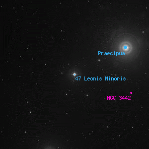 DSS image of 47 Leonis Minoris