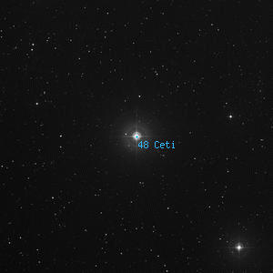 DSS image of 48 Ceti