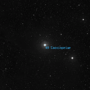DSS image of 49 Cassiopeiae