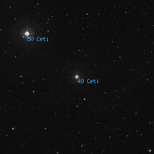DSS image of 49 Ceti
