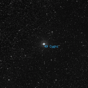 DSS image of 49 Cygni