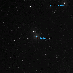 DSS image of 4 Arietis