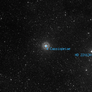 DSS image of 4 Cassiopeiae