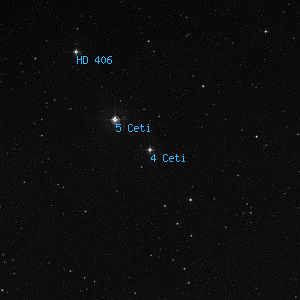 DSS image of 4 Ceti
