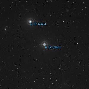 DSS image of 4 Eridani