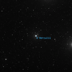 DSS image of 4 Herculis