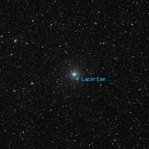 DSS image of 4 Lacertae