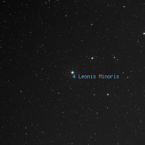 DSS image of 4 Leonis Minoris