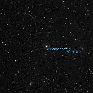 DSS image of 4 Monocerotis