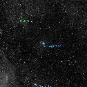 DSS image of 4 Sagittarii