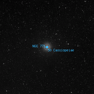 DSS image of 50 Cassiopeiae