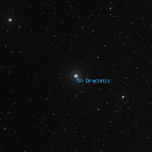 DSS image of 50 Draconis