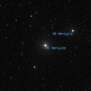 DSS image of 50 Herculis
