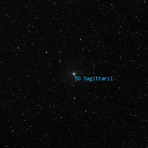DSS image of 50 Sagittarii