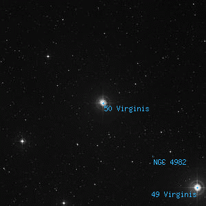 DSS image of 50 Virginis