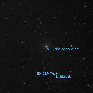 DSS image of 51 Camelopardalis