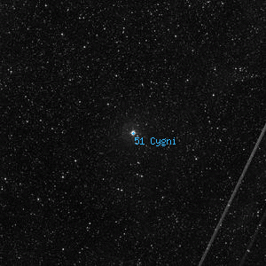 DSS image of 51 Cygni