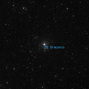 DSS image of 51 Draconis