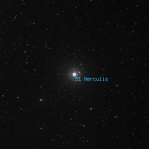 DSS image of 51 Herculis