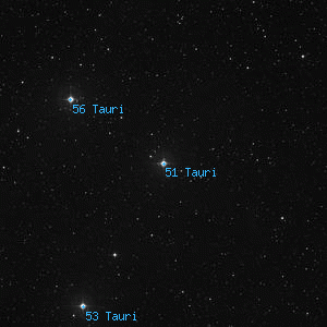 DSS image of 51 Tauri
