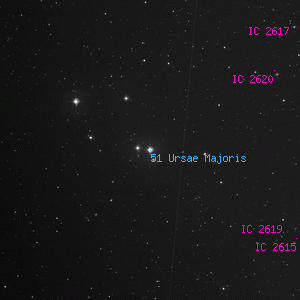 DSS image of 51 Ursae Majoris