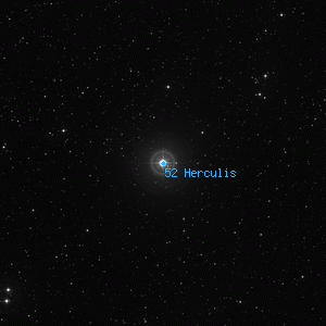 DSS image of 52 Herculis