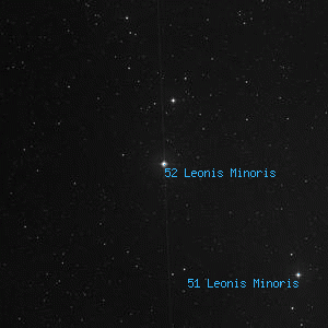 DSS image of 52 Leonis Minoris