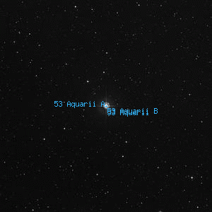 DSS image of 53 Aquarii