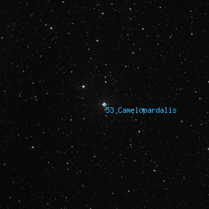 DSS image of 53 Camelopardalis