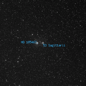 DSS image of 53 Sagittarii