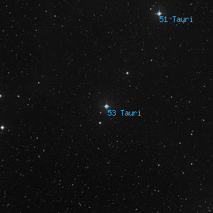 DSS image of 53 Tauri