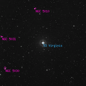 DSS image of 53 Virginis