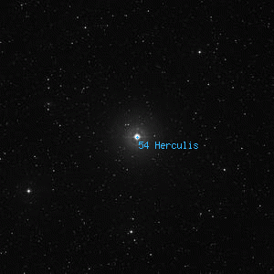 DSS image of 54 Herculis