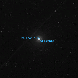 DSS image of 54 Leonis B