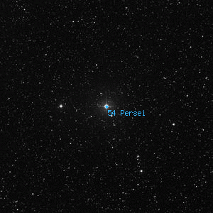 DSS image of 54 Persei