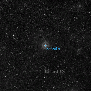 DSS image of 55 Cygni