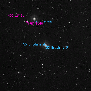 DSS image of 55 Eridani A